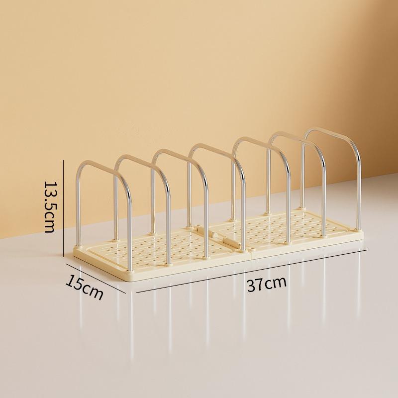 PP Material Desktop Bookshelf | Non-Slip Base  Modern Minimalist Office Desk Organizer Shelf  |  Study Table Storage Rack