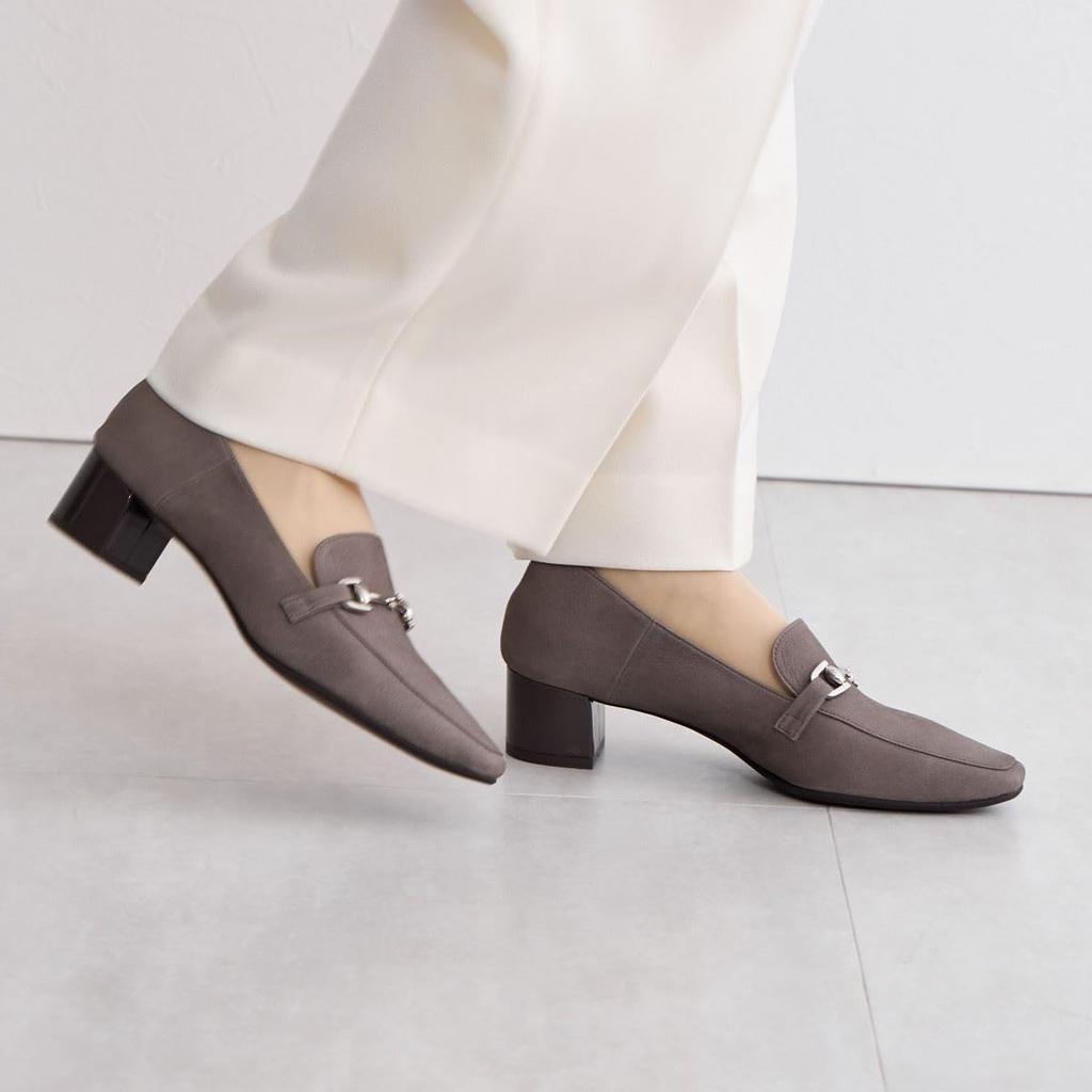Babouche Bit Gray 235 HIMIKO/Himiko/Heel Loafer/641101D