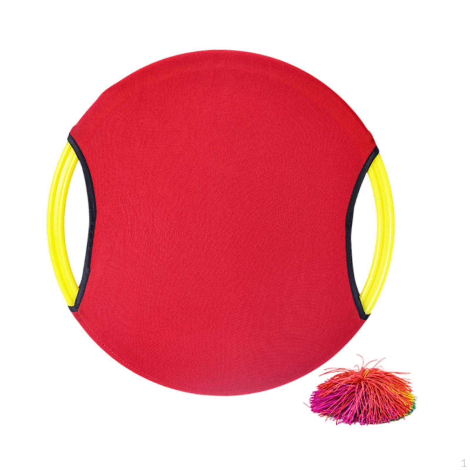 

Bouncy Paddle Ball Set, Toss And Catch Activity for Children at The Beach красный