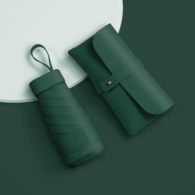 Mini guarda-chuva cápsula guarda-chuva ensolarado e chuvoso dupla utilização à prova de chuva proteção solar ao ar livre viagem portátil guarda-sol guarda-chuva