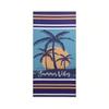 1 piece microfiber hair band wolf coconut tree landscape print beach towel mountain climbing yoga beach swimming seaside sports