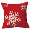 Christmas Pillowcase Red Elk Light Luxury Pillowcase Car Neck Cushion Home Pillowcase