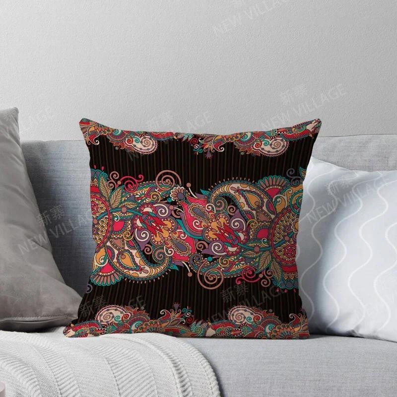 Fall Home Decor Autumn Living Room Throw Pillow Cover Sofa Boho Cushion Cover Morocco