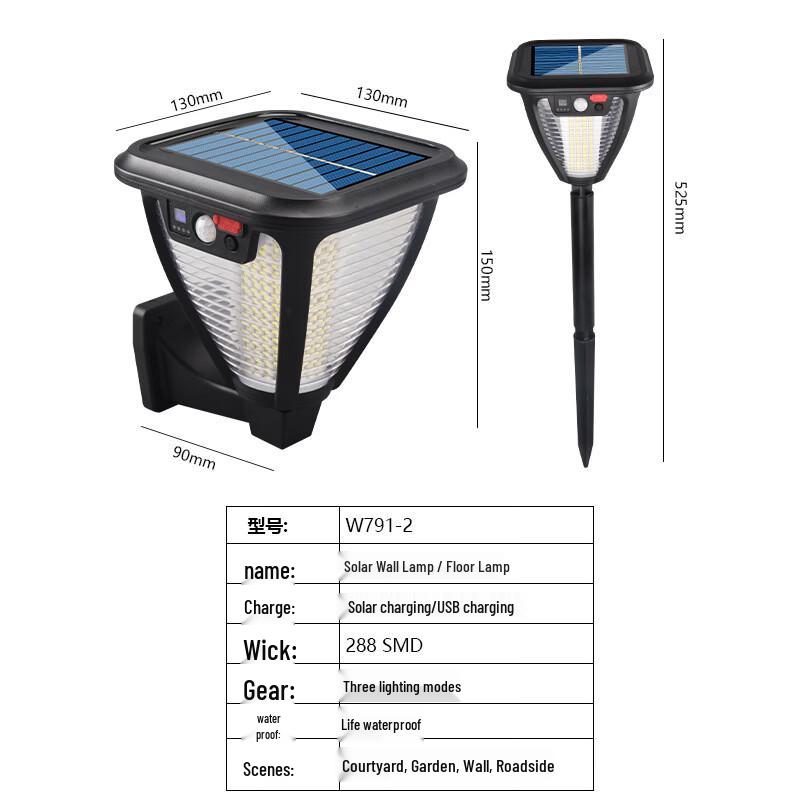 Nufeng Outdoor Solar LED Lawn Light