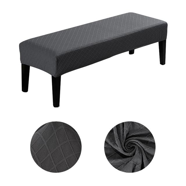 Elastic Long Bench Covers Without Armrest Stretch Tight Wrap Couch Slipcovers For Home Hotel Banquet Durable Flexible