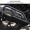 SYC Cruiser 150/GT Motorcycle Exhaust Guards & Folding Backrest Luggage Rack
