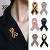 Brooch Pin Sparkling Rhinestones Inlaid Bowknot Design Coat Sweaters Collars