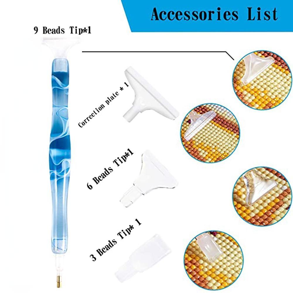 1 Set Di Strumenti Per Pittura Con Strass, Impugnatura Comoda, Penna Per Trapano Con Filo Colorato In Metallo Con Testine Di Ricambio Per Artigianato Fai Da Te – Acquista I Migliori Prodotti