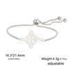 Cazador Witch Knot Wax Rope Bracelet for Women Stainless Steel Amulet Wicca Charm Bracelets Witchcraft Jewelry Birthday Gift New