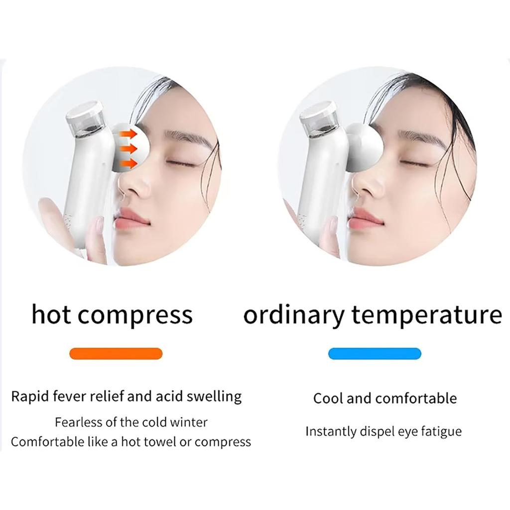 Dry Eye Relief Instrument Portable Portable Eye Massager Eye Steamer Heated For Office Home Travel