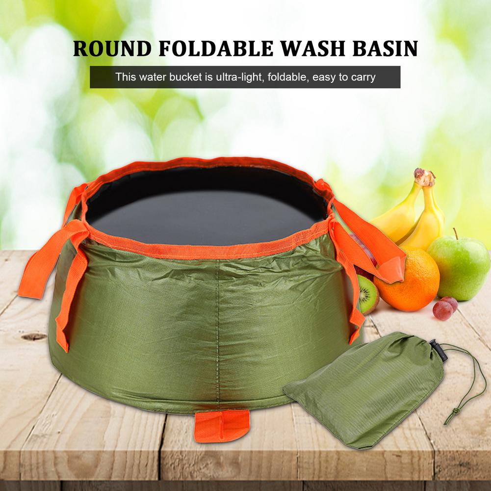 Multi Function Washing Basin Barrel Folding Water Bucket For Self-driving Tour Camping Hiking Fishing Vehicle Car Cleaning Kegs for Home
