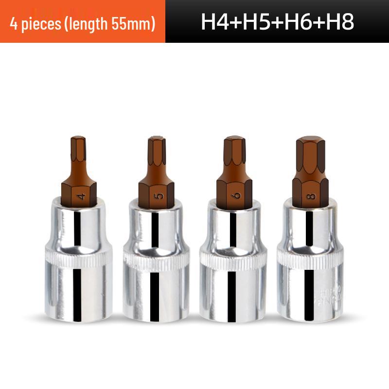 1/2" Electric Hex Socket Wrench and Screwdriver Bit Set