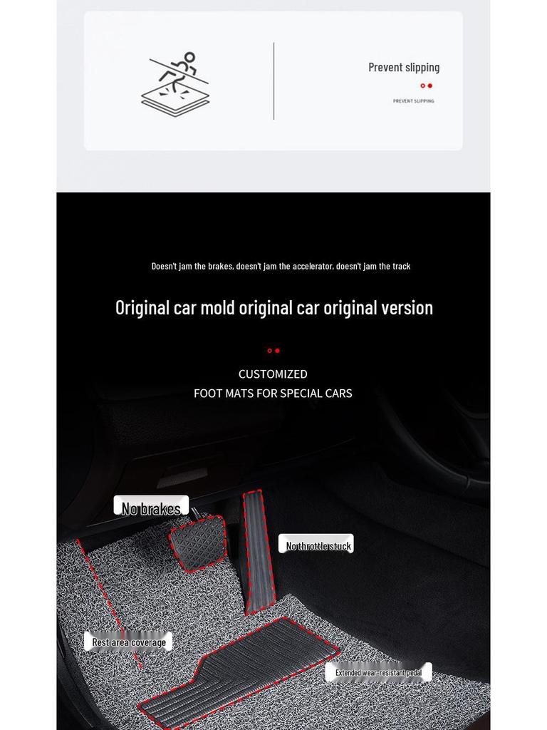 Honda Accord 2000-25 Anti-Slip Wear-Resistant Coil Mat