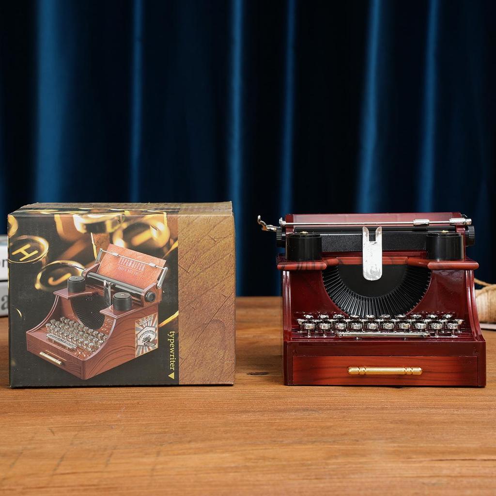Vintage Typewriter Model: Nostalgic Decor for Home, Study, or Shop Display; Ideal for Photography Prop