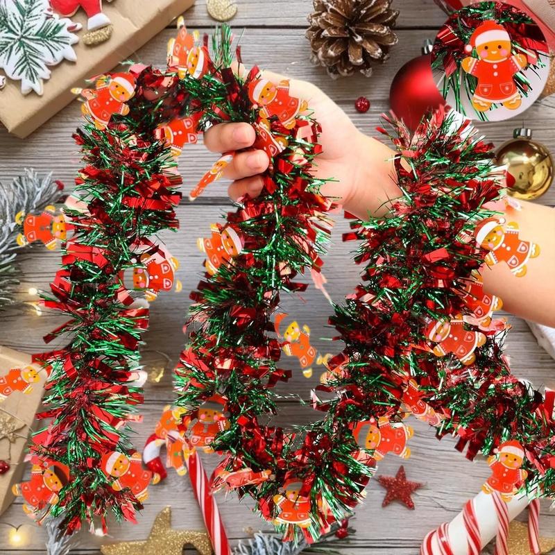 Ozdobte si svůj domácí bar 2metrovými girlandami se Santou letos o Vánocích