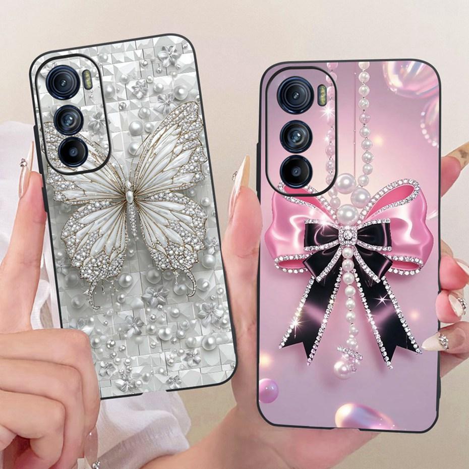 Cute Printing Phone Case For Motorola Edge 30 30Pro 30Neo Soft Black Silicone TPU Cases For MOTO Edge30 Pro Neo Covers Bumpers