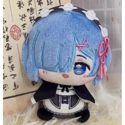 ReZero Starting Life Another World Plush Rem 12cm Doll Pendant Toy Cute Anime Accessories 1 Piece Moe Goods Soft Daily Decoration Cosplay Model Gift