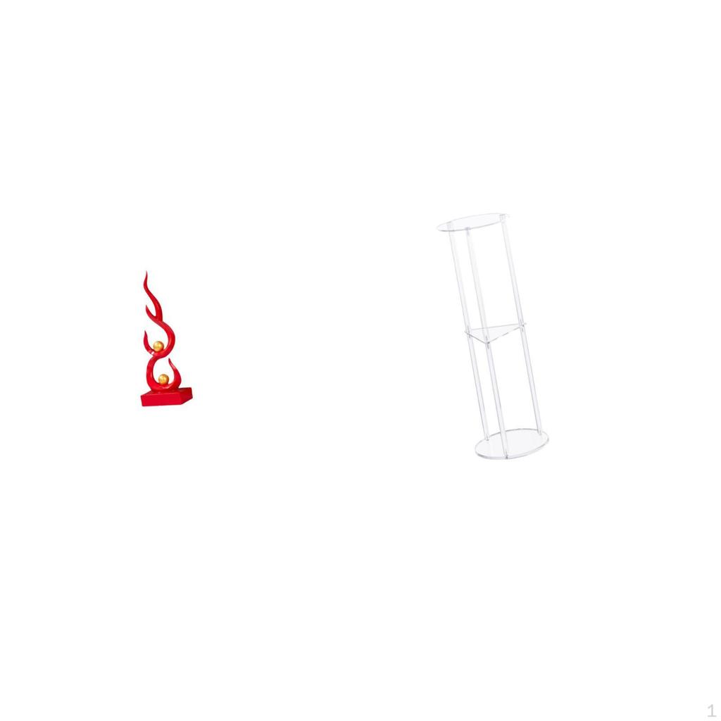 Abstract Resin Flame Figurine Modern Sculpture for Office Patio Bookshelf Acrylic Side Table Small