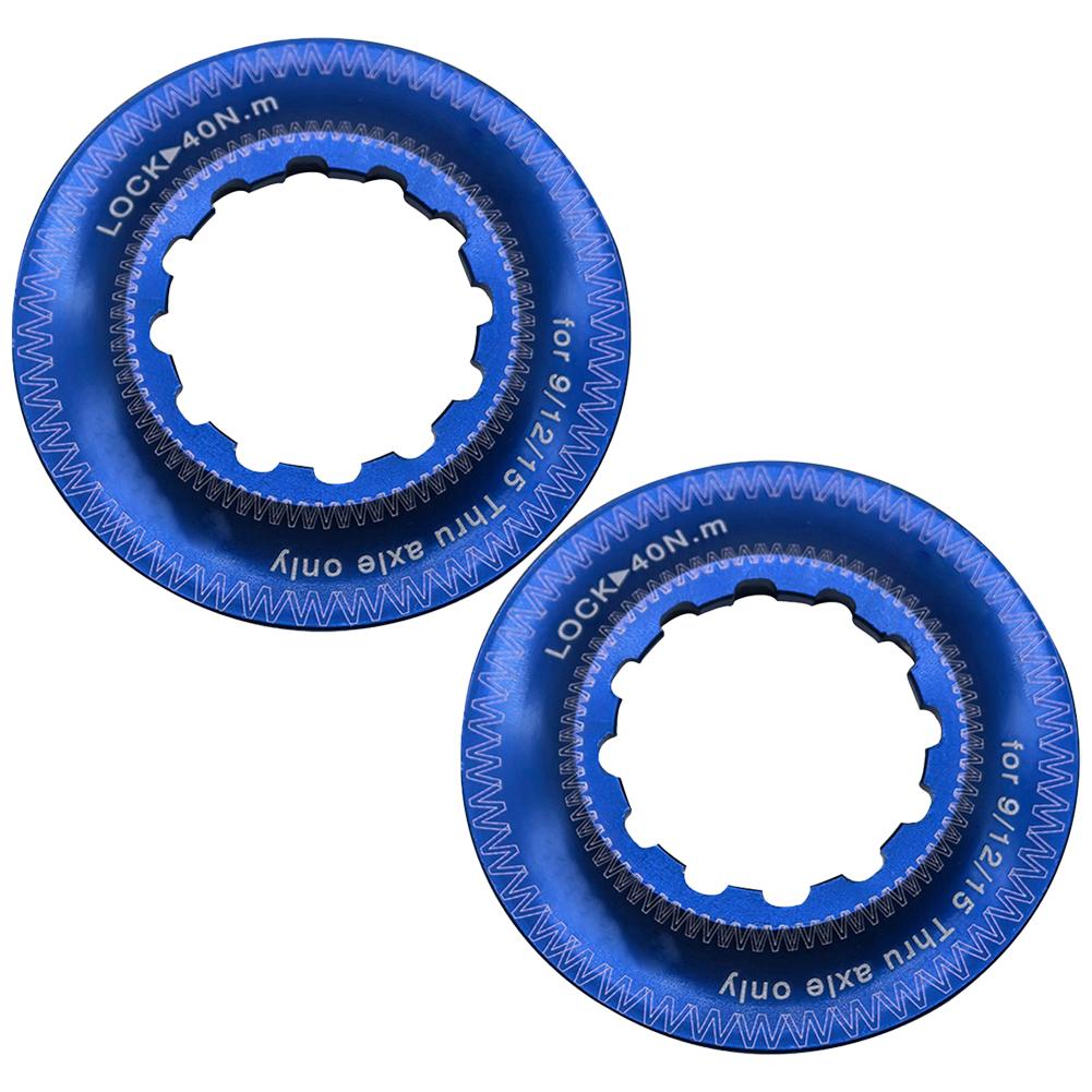 Bicycle Aluminium Centre Lock Ring Duo For Secure Disk Brake Setup On Your Ride