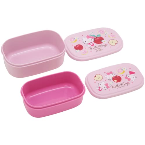 OSK Hello Kitty Fruit Containers (SP-22) - 2-Pack, 300ml/480ml