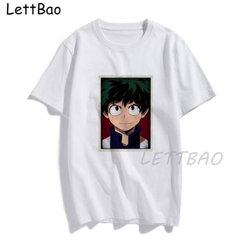 My Hero Academia T Shirt Men Fashion Tshirts Deku No Hero Academia Anime Kawaii Himiko