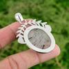 Daughters Day Deal Black Rutilated Quartz Stone Boho Pendant 925 Sterling Silver