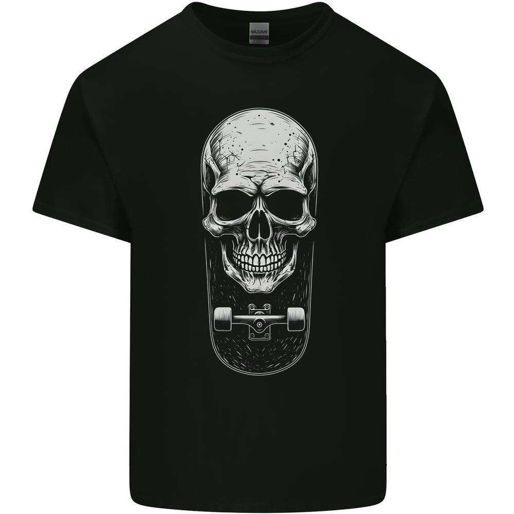 Skater Skull Skateboard Skateboarding Kids T-shirt Childrens M
