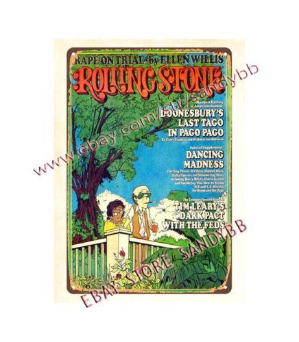 

1975 rock roll metal tin sign hanging home decor accentsAluminum 20x30cm（7.8x11.8inch）