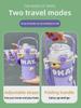 316 Stainless Steel Sports Thermos with Strap & Double Straw for Girls