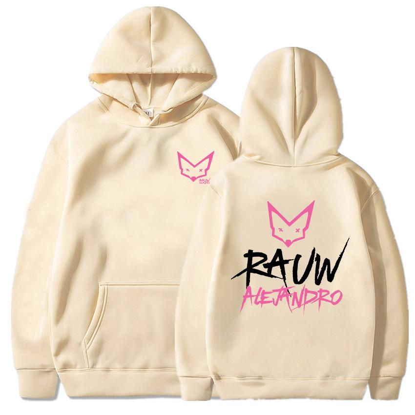 Pánské/Dámské Oblečení Rapper Rauw Alejandro Saturno Mikiny Dlouhý Rukáv Ležérní Fleecová Mikina s Kapucí Sudadera Ropa Hombre Unisex