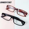 Square Reading Glasses Anti Eyestrain Ultralight Plastic Frame Men Women FULL Frame Presbyopic Eyeglasses