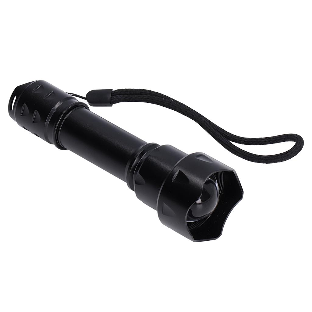 LED Flashlight Telescopic Zoom Protective Function Fashion Design IP65 Waterproof 5000LM Zoom Flashlight