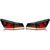 1 Pair Car LED Tail Lights Left Right Dynamic Turn Signal Rear Brake Lamps Fit For IS250 IS350 XE20 2006 to 2013