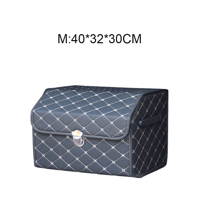 Collapsible Car Storage Organizer Box With Lid - Portable Multipurpose Car Trunk Boxs For Shopping Camping Picnic Waterproof Bag