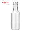Silver Caps Plastic Spirit Bottles 50ml Capacity Travel Liquid Container  Wedding Party Decoration