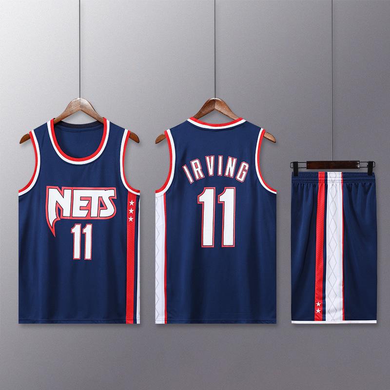 Nets City Edition No.11 Royal Blue basketball jersey XL