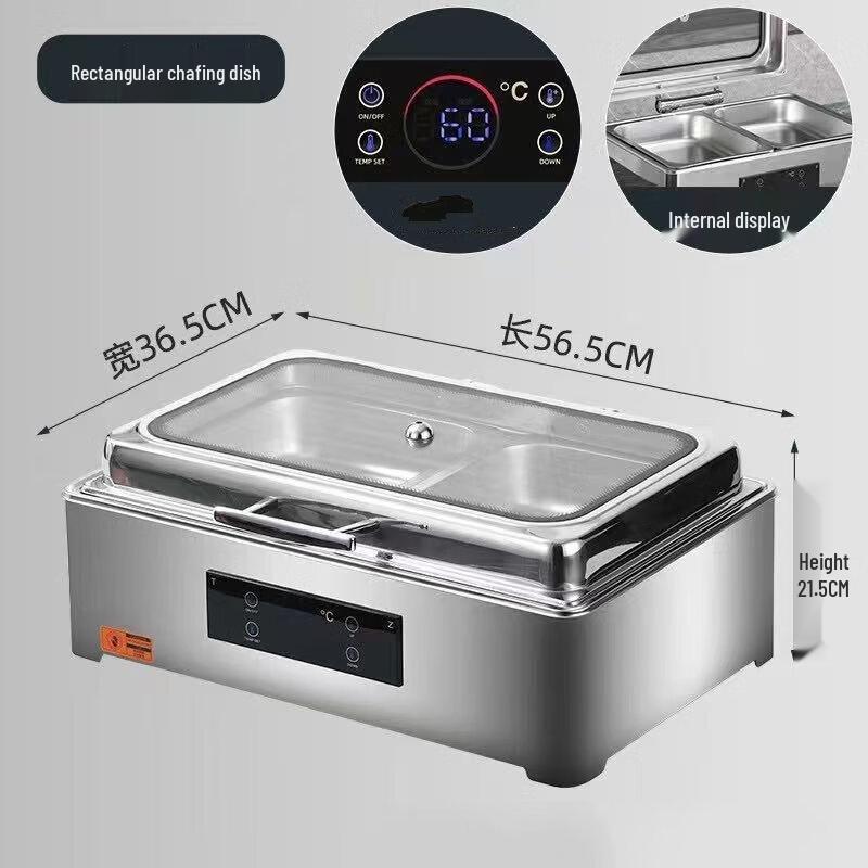 ZISIZ Stainless Steel Electric Food Warmer
