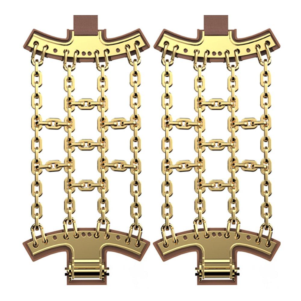 

2 шт. нескользящие металлические цепи для шин, безопасность вождения, противоскользящие цепи для ширины шин 205-235 мм 2pcs