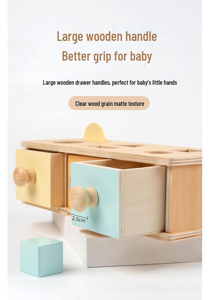 Montessori Wooden Coin Box: Children's Educational Toy for Early Intelligence Development