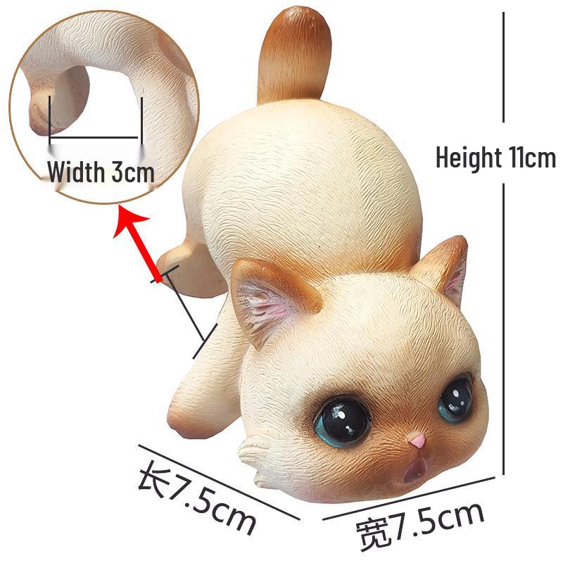 Whimsical Cat Fish Tank Hanging Flower Pot Ornament for Garden Decor