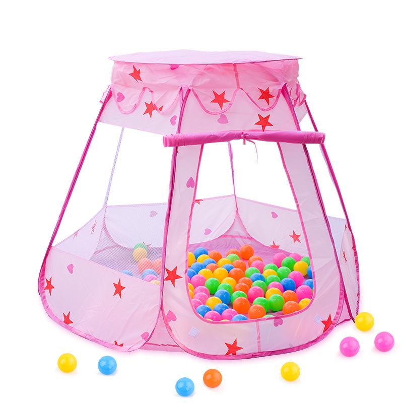 Toy Tent Portable Foldable Indoor Outdoor Princess House Educational Colorful Ball Pool Pit Play House Gift For Children Kids