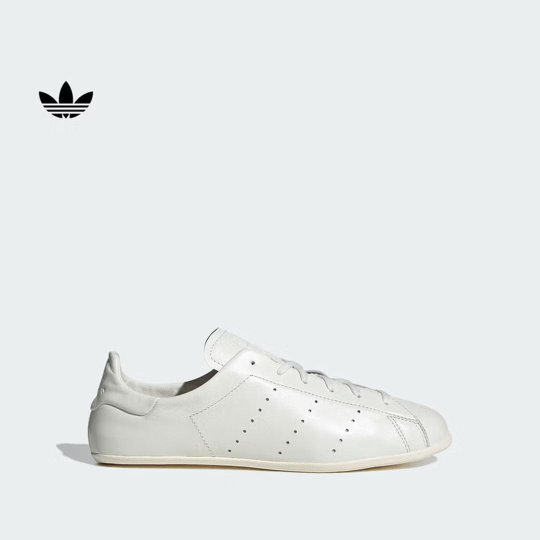 Adidas STAN SMITH LO PRO W Классические Универсальные Обувь без шнурков Adidas Трилистник JR5700 35.5 белый