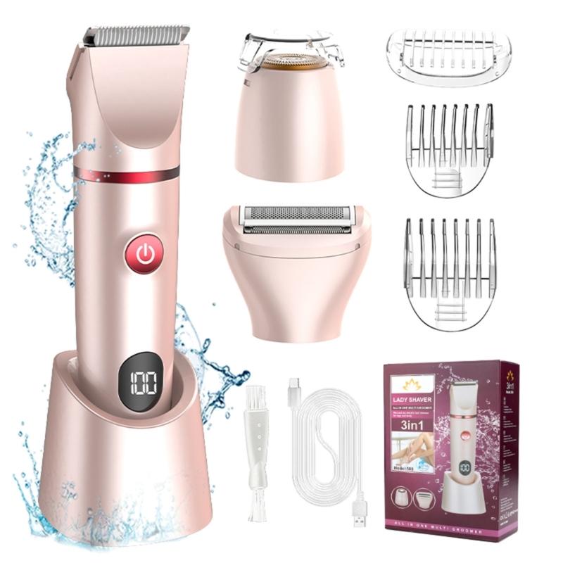 Electric Face Hair Removers Hair Removal Device Face Trimming Tool Washable Device with Digital Screen for Easy Use