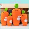 Rabbit Plush Carrot With Long Strap Kids Sleeping Pillow Cuddly Home Decor