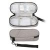 Insulin Cooler Bag Cooling Storage Carrying Pouch Zipper Design for Indoor Outdoor Grey