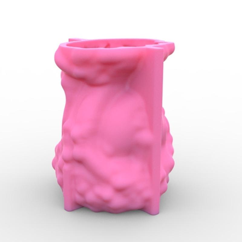 Goddess Concrete Silicone Pot Mold Succulent Flowerpot Clay Cement Plaster Molds DIY Home Garden Flower Pots Mould
