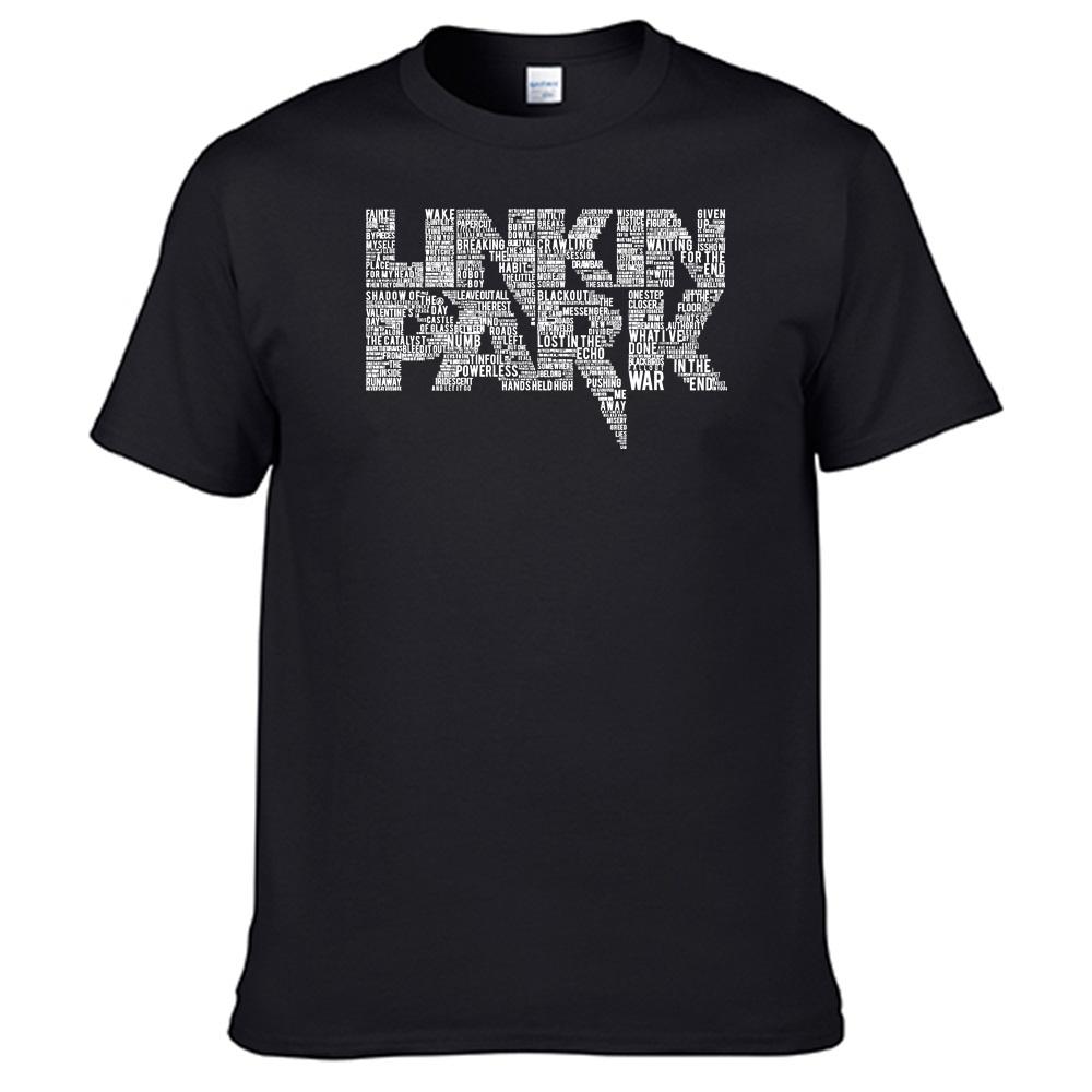2026 Hot New Linkin Park Band Printed Graphic T-shirt Men's Short Sleeve T-shirt High Quality Women's Clothing Street Wear Casual Loose Tee Top