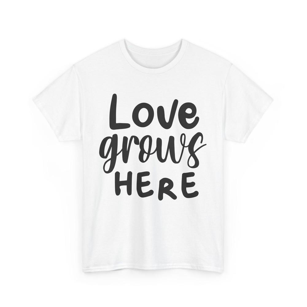 Spring Garden T-Shirt | Floral Aesthetic Nature Inspired Tee | Love grows here
