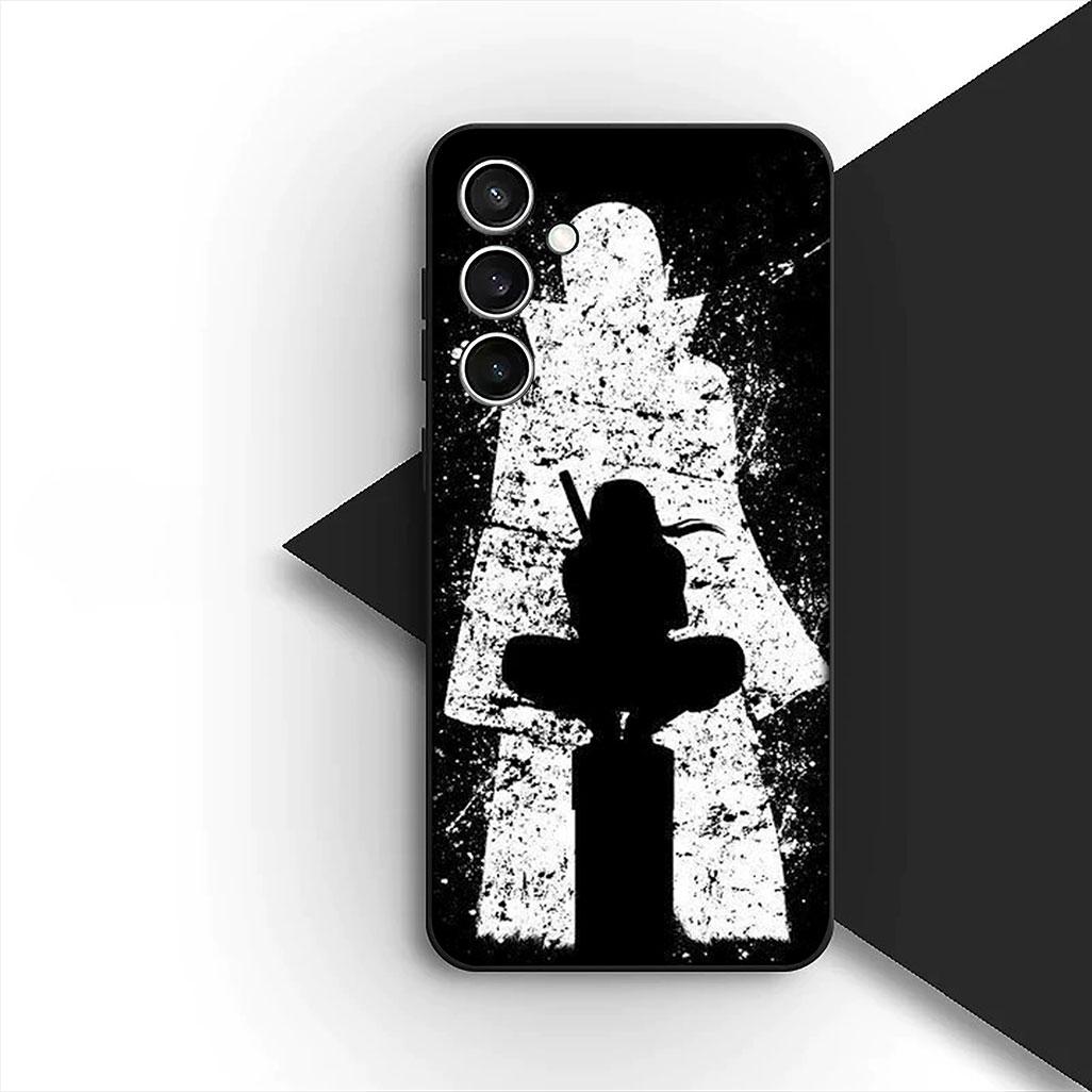 

Cover for Samsung Galaxy S24 S25 S23 FE Ultra Plus S7 Edge S25+ S23+ A56 5G Casing Phone Case Itachi Narutos Sasuke Akatsuki Galaxy S24