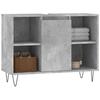 VidaXL Bathroom Cabinet Concrete Grey 80x33x60cm Engineered Wood 831632